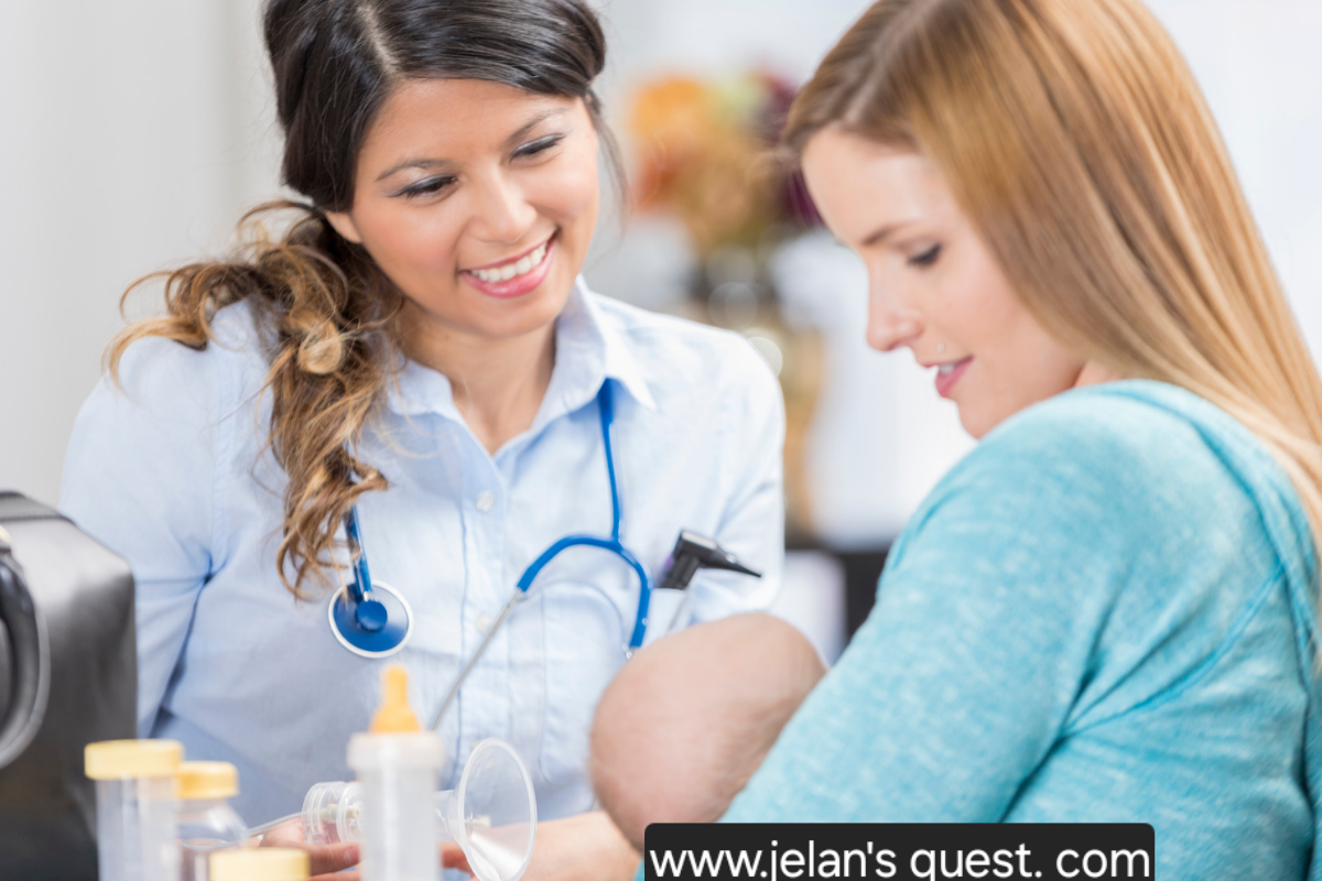 Image-of-newborn-and-mom-visit-pediatrician-routine-newborn-care-after-delivery