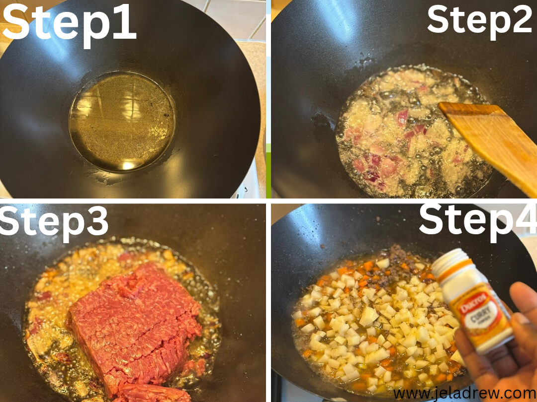 Step-by-Step-making-the-fillings-for-my-meatpie-recipe