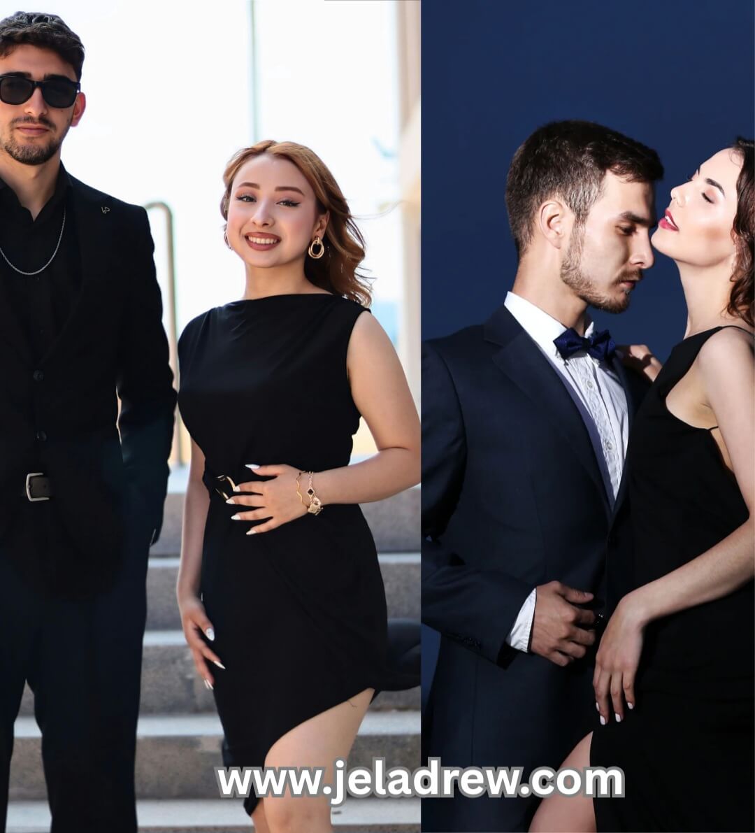 Couple-wearing-all-black-Valentine’s-Day-couple-outfit