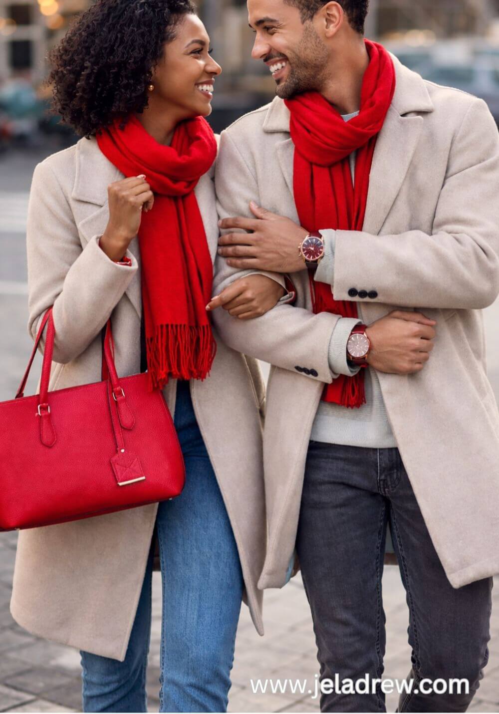 Couple-matching-scarves-Valentine's-Day-couple-out-fit-ideas