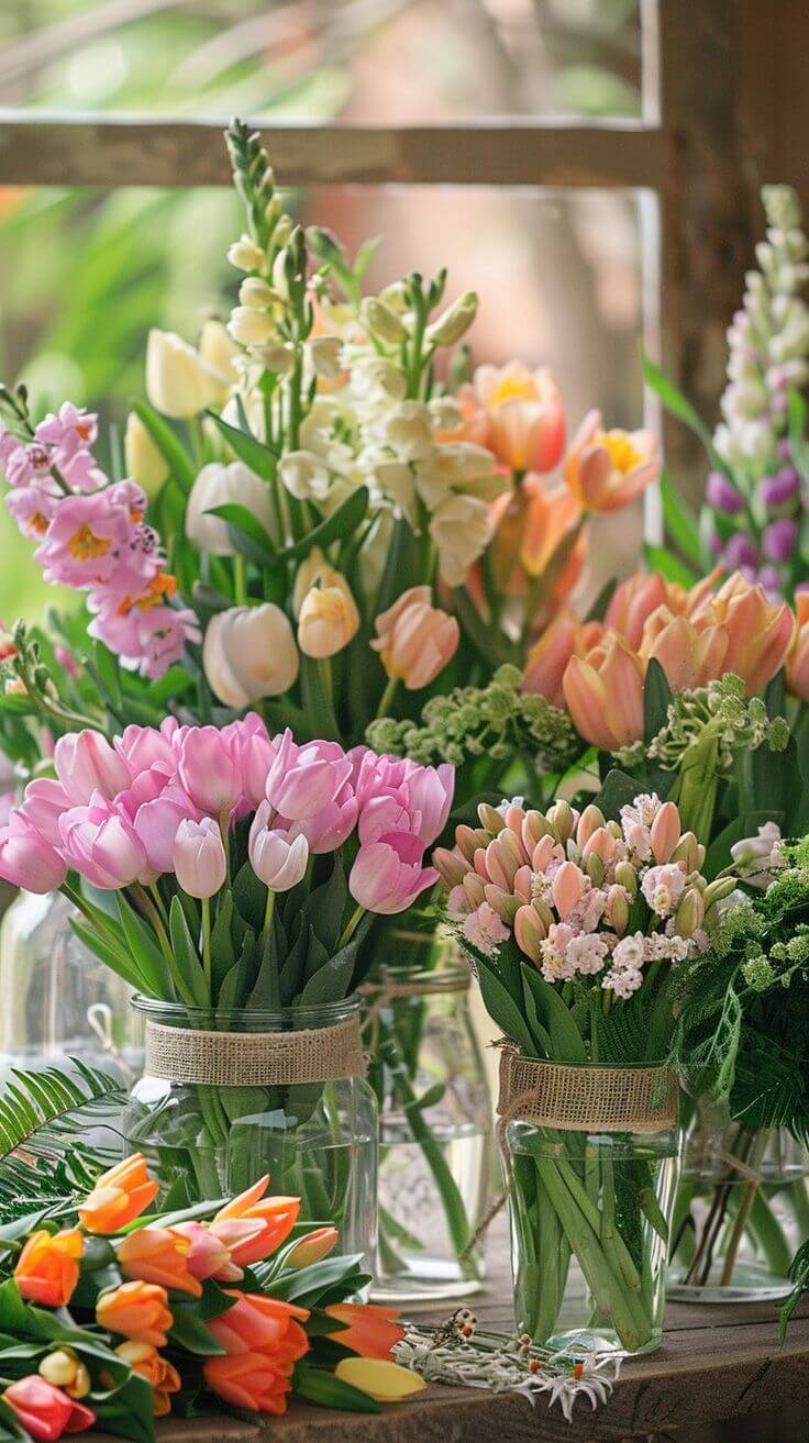 fresh-spring-flowers-easy-Easter-decoration-20-easy-Easter-decorations-you-can-make-at-home