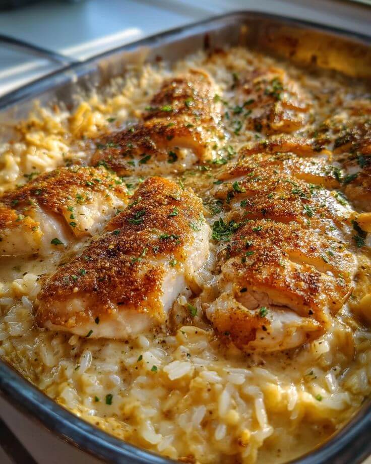 Chicken-and-rice-casserole