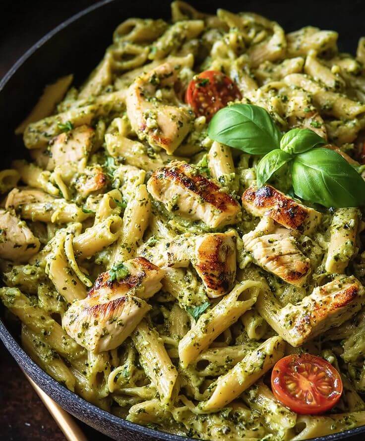 Chicken-pesto-pasta