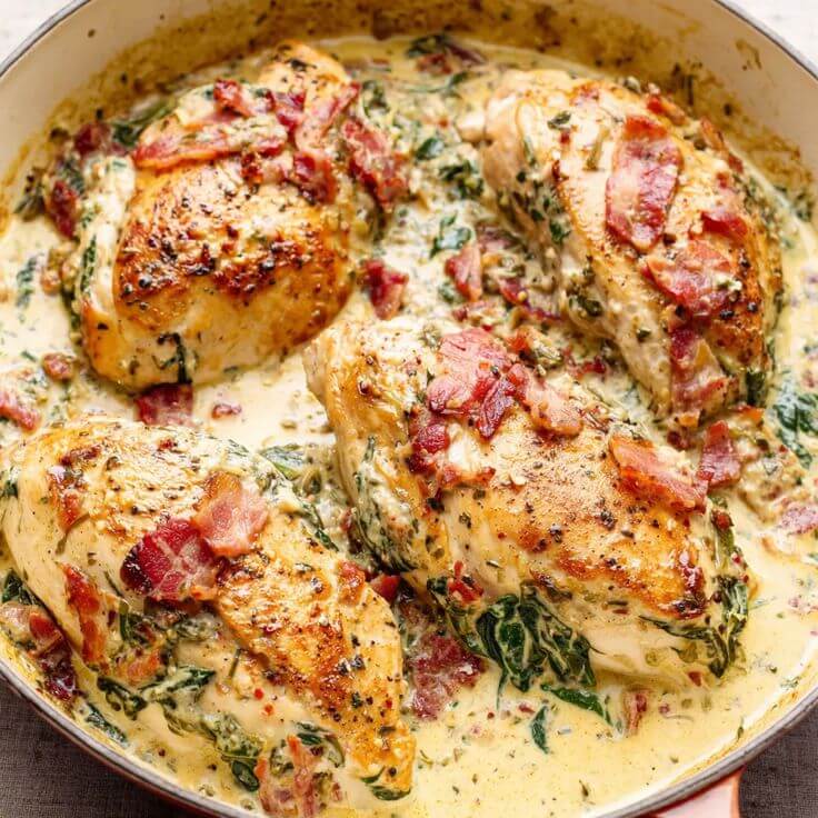 Creamy-tuscan-chicken-with-sun-dried-tomatoes