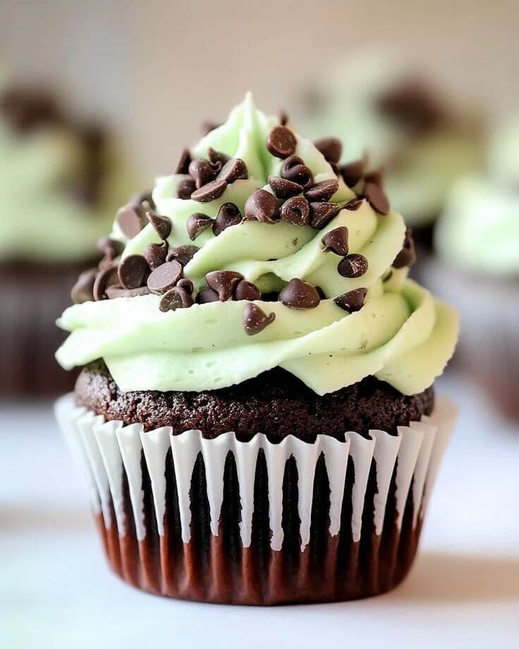 mint-chocolate-cupcake