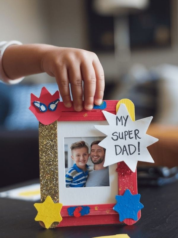 DIY-Father’s-Day-Photo-Frame-Crafts-Kids-Can-Easily-Make