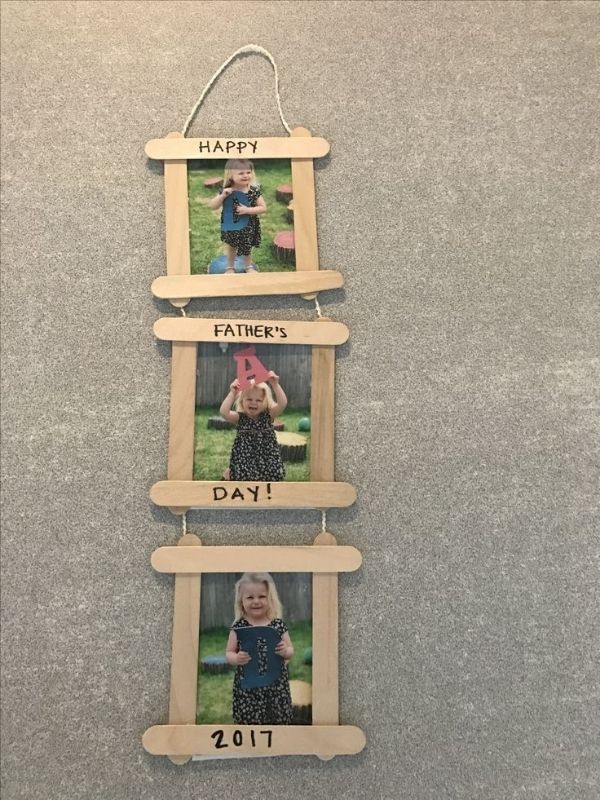 DIY-Father’s-Day-Photo-Frame-Crafts-Kids-Can-Easily-Make