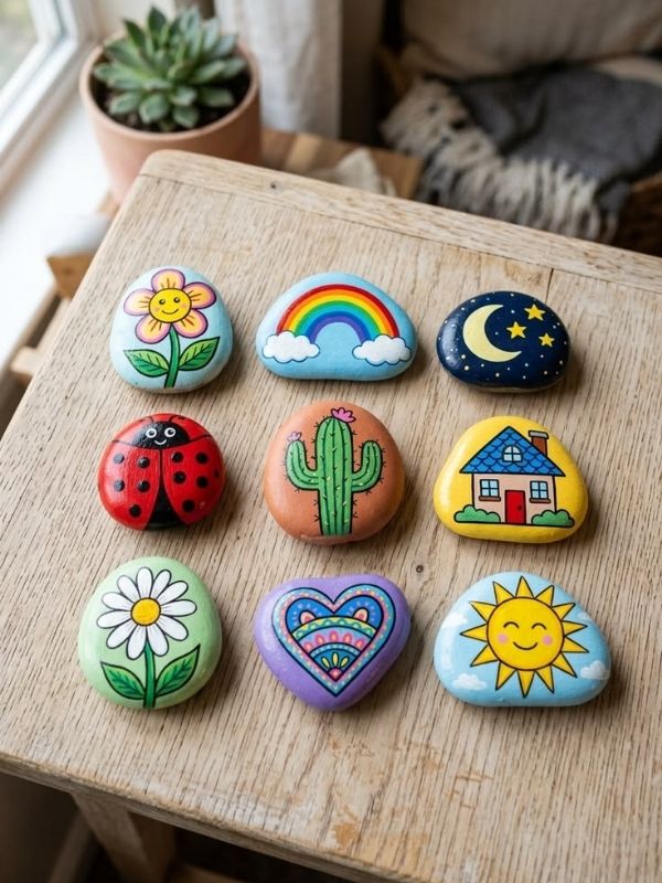 DIY-Rock-Picture-Frame-Craft-for-Father’s-Day