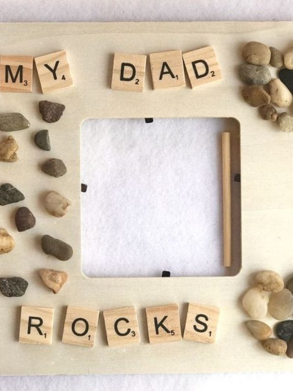 DIY-Rock-Picture-Frame-Craft-for-Father’s-Day
