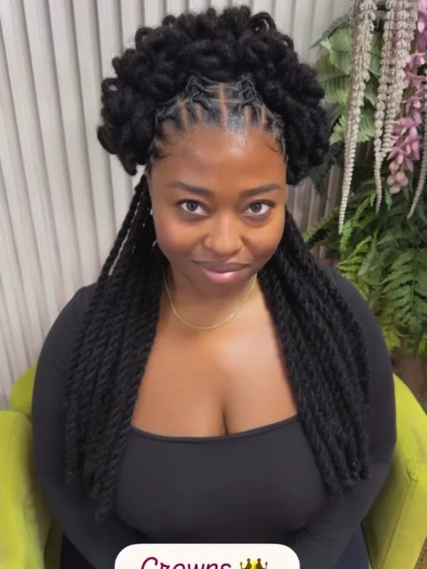 Stylish-Graduation-Hairstyles-for-Long-Locs