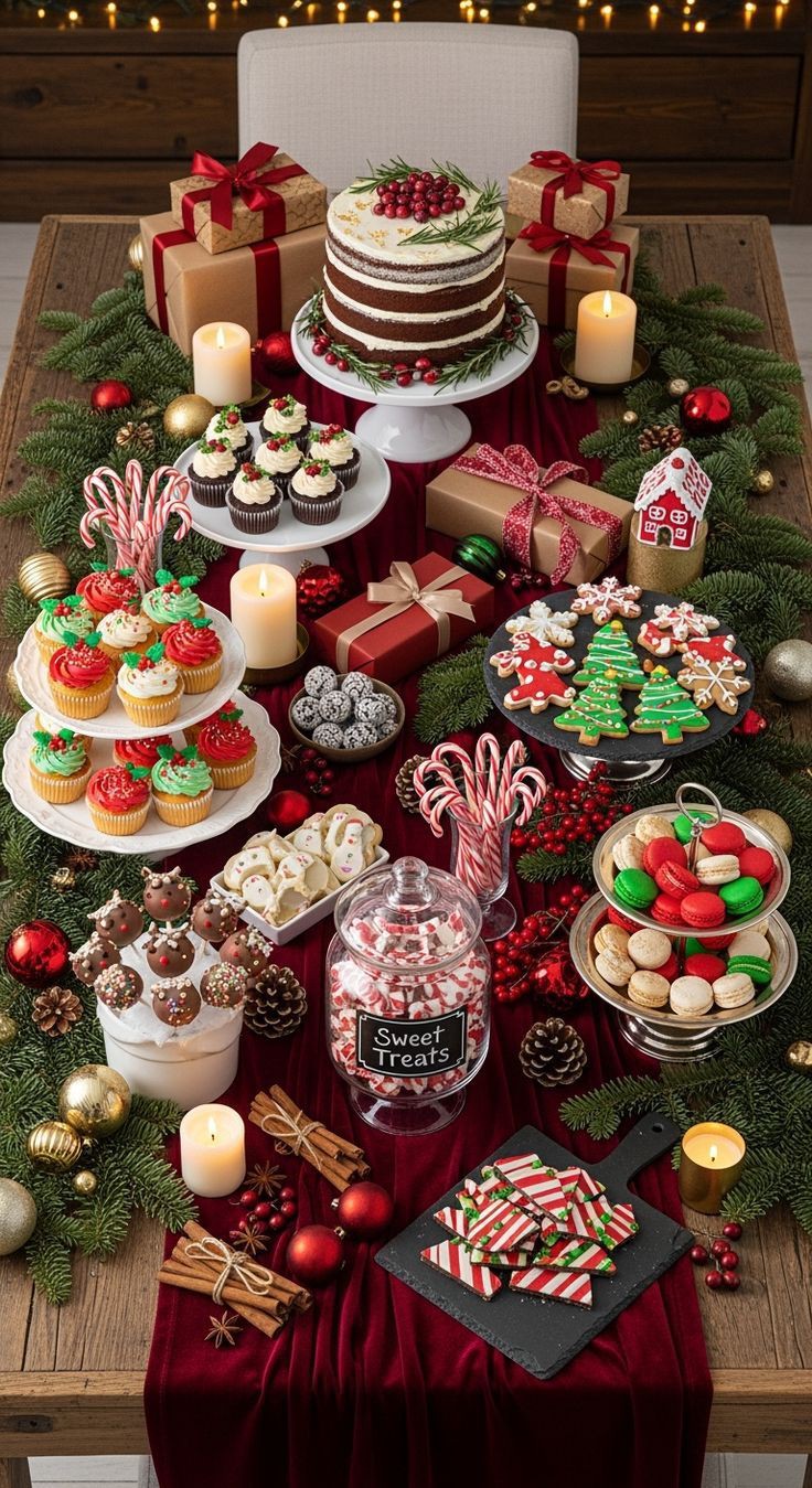 Image-of-a-variety-of-holiday-dessert-table-sweets-and-treats