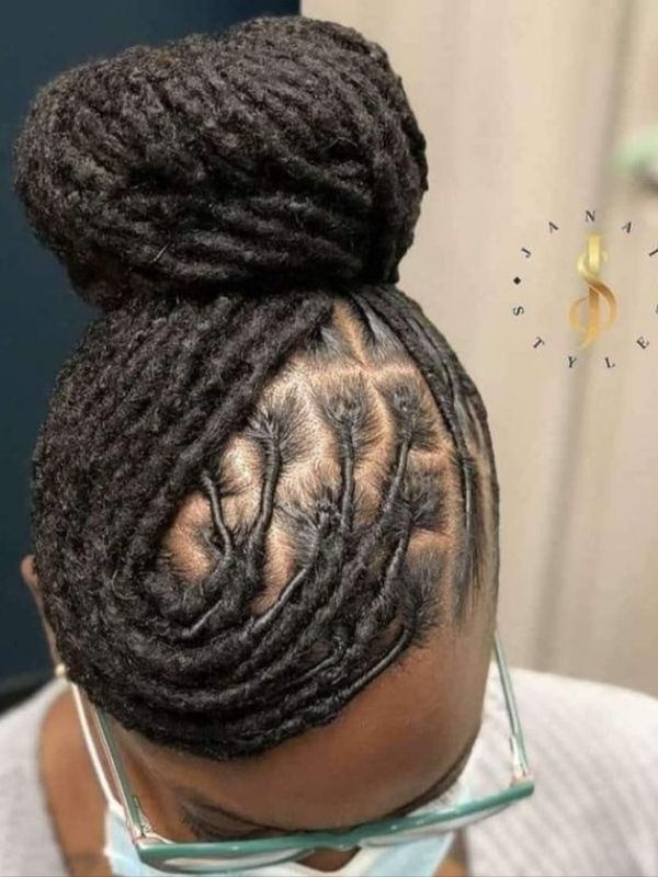 Elegant-Wedding-Guest-Loc-Hairstyles-for-Women