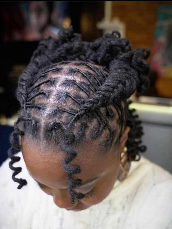 Elegant-Wedding-Guest-Loc-Hairstyles-for-Women