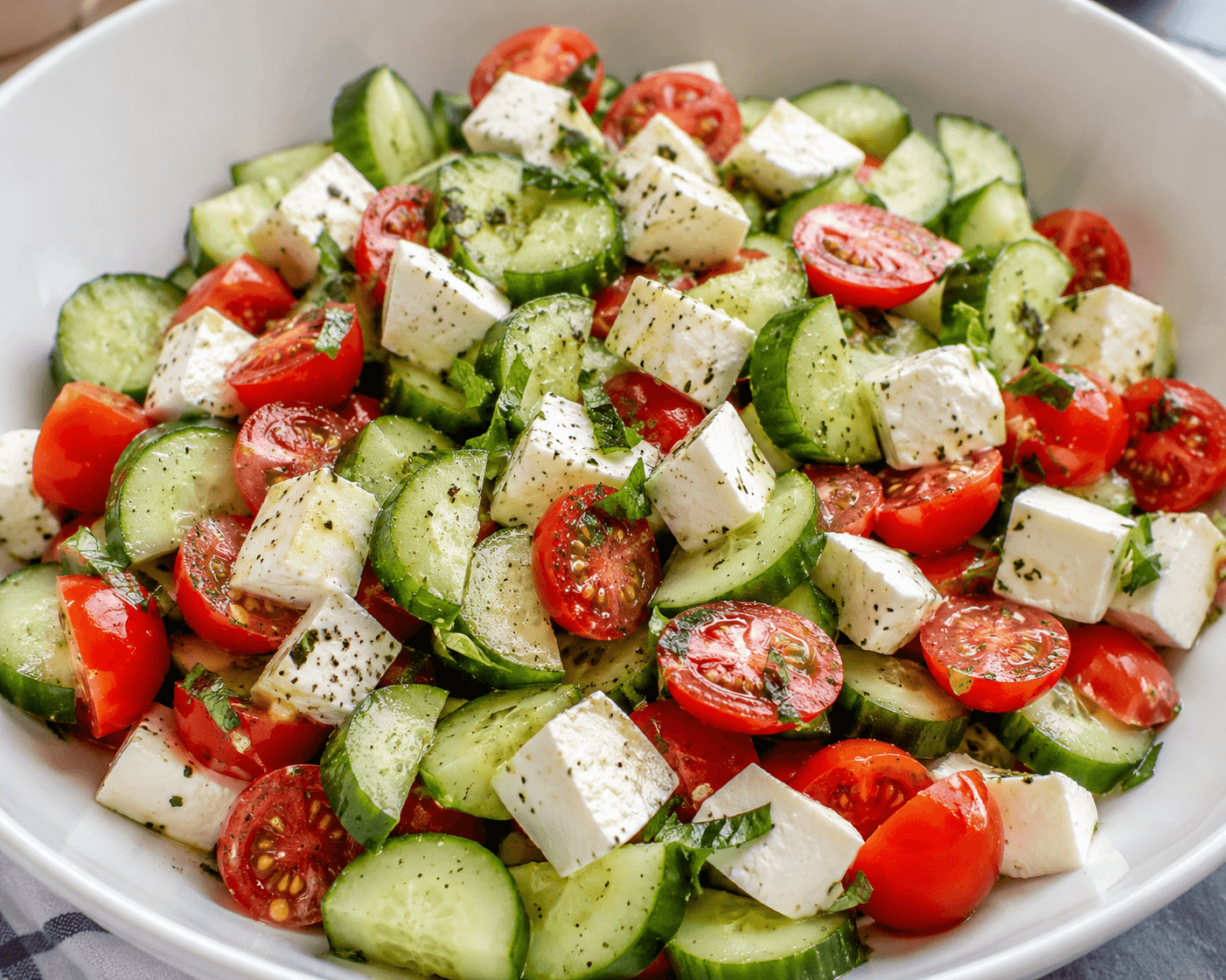 The-image-of-a-plate-of-prepared-cucumber-caprese-salad