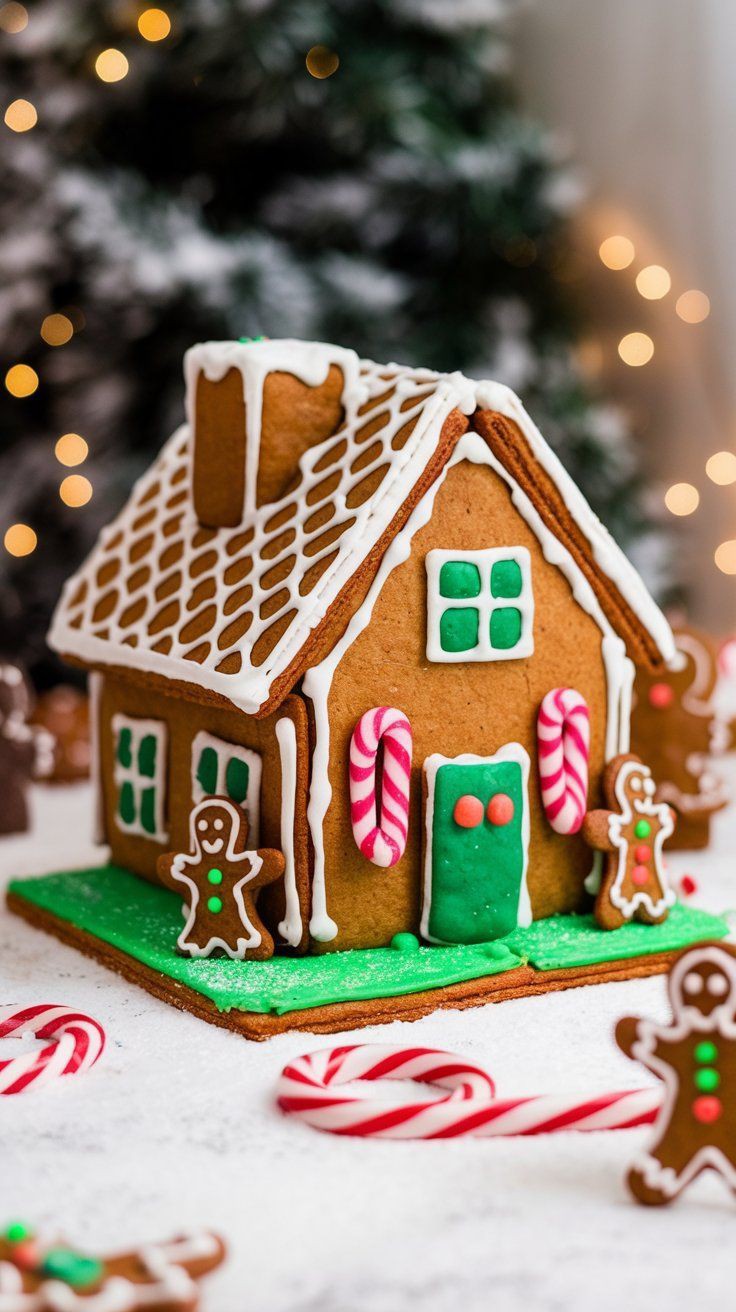 Picture-of-gingerbread-house-beautifully-decorated