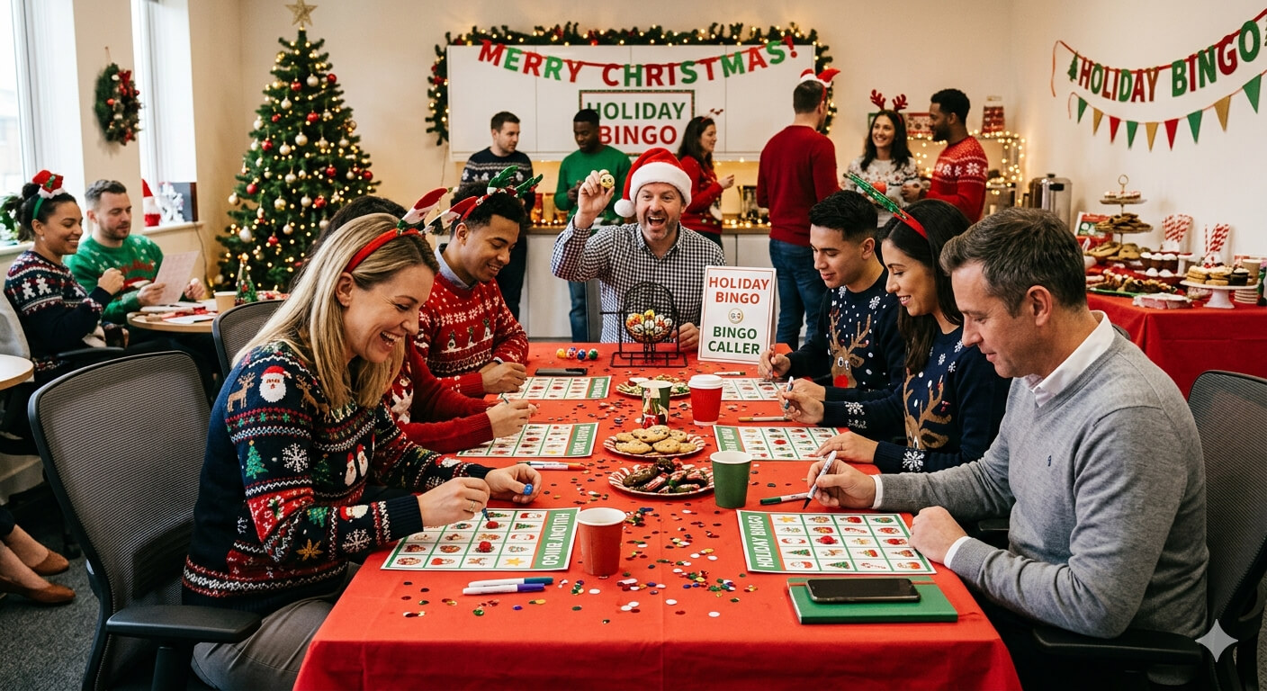 office-Christmas-party-holiday-bingo-game-with-coworkers