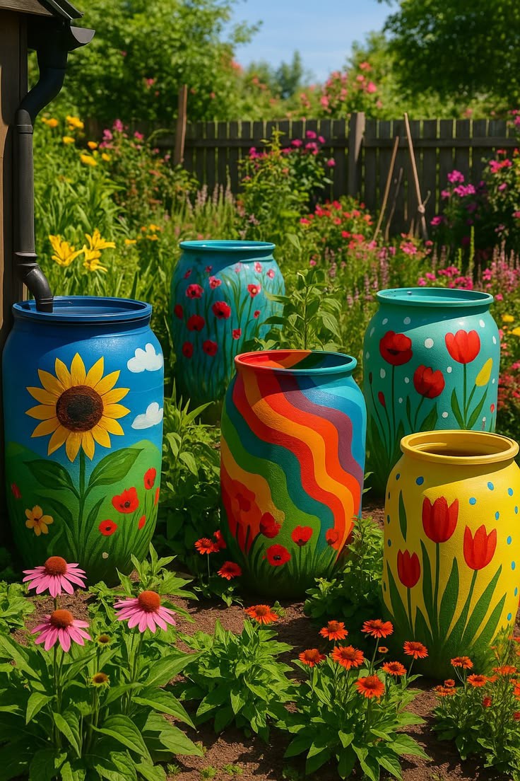 rainwater-collection-barrel-eco-friendly-outdoor-decor-ideas-garden-design