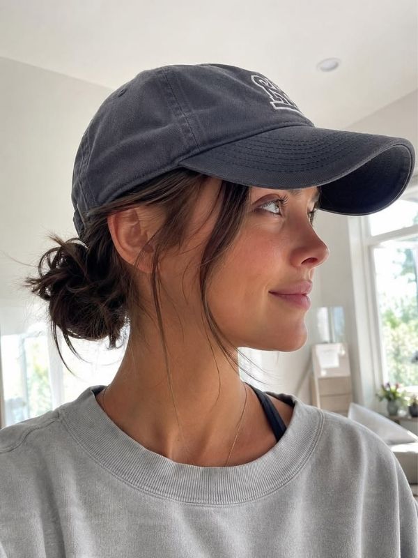 Baseball-Cap Hairstyles-for-Every-Hair-Type