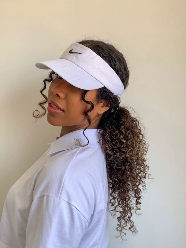 Baseball-Cap Hairstyles-for-Every-Hair-Type