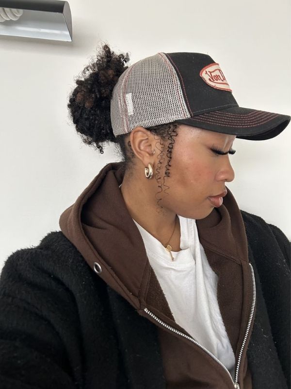 Baseball-Cap Hairstyles-for-Every-Hair-Type