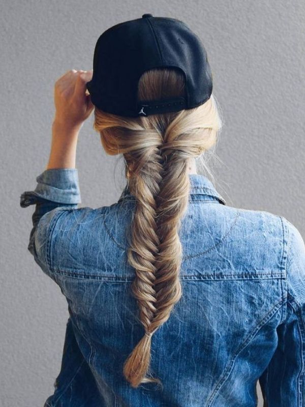 Baseball-Cap Hairstyles-for-Every-Hair-Type