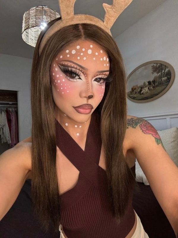 Deer-face-make-up