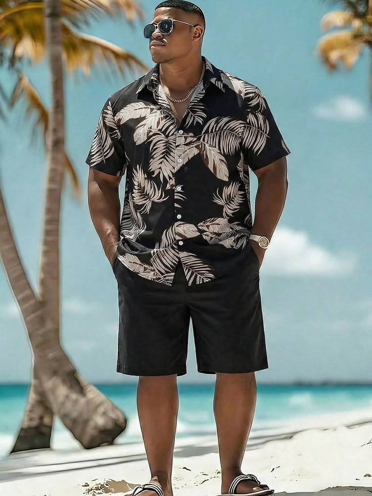 hawaiian-shirt-shorts-tropical-crawfish-boil-outfit