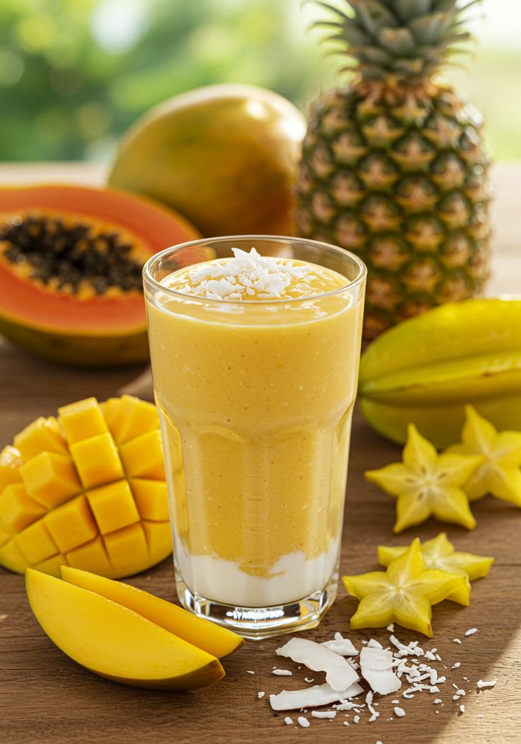 easy-mango-smoothies-and-drinks-tropical-classic-smoothie-with-coconut