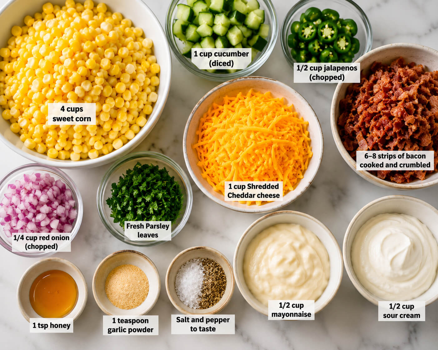 Ingredients-for-crack-corn-salad-recipe
