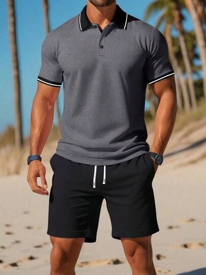 polo-shirt-shorts-smart-casual-crawfish-boil-outfit