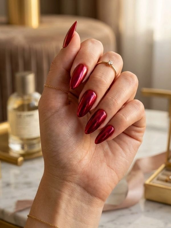 Valentine's-Day-Nail-Idea- for-a-Romantic-Manicure