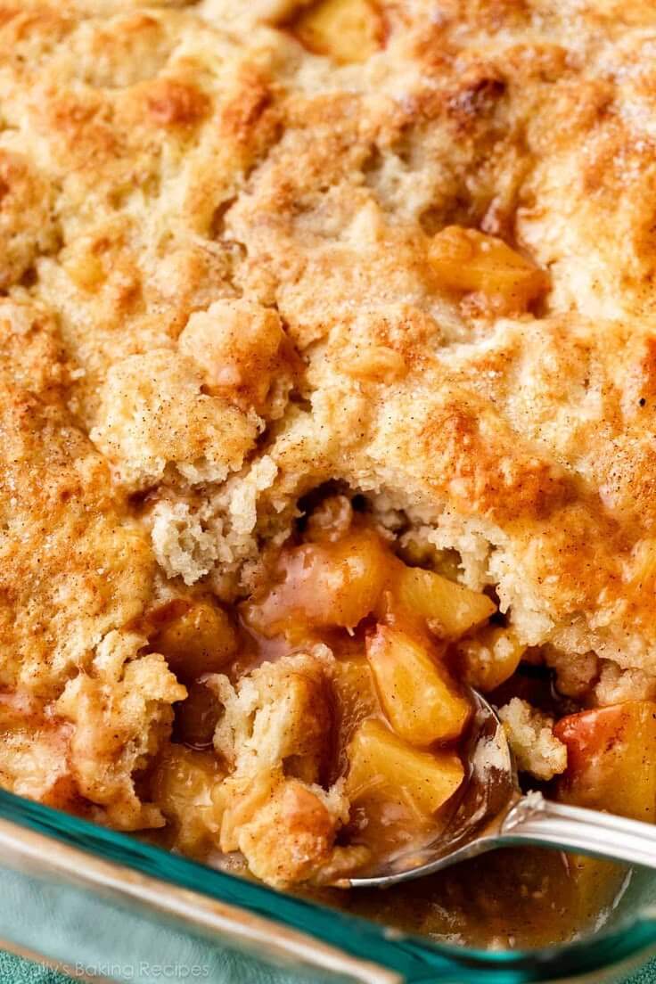 Classic-peach-cobbler-35-peach-dessert-ideas