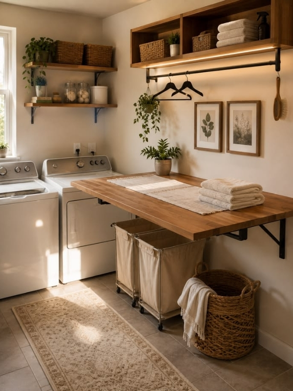 DIY-Laundry-Folding-Table-Ideas-for-Small-Spaces