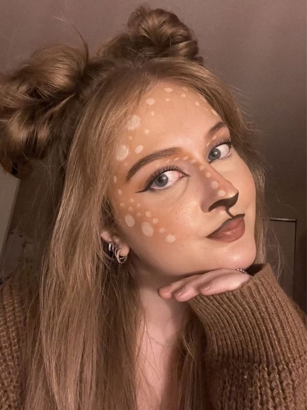Easy-Deer-Halloween-Makeup-Ideas-for-a-Cute-and-Spooky-Look