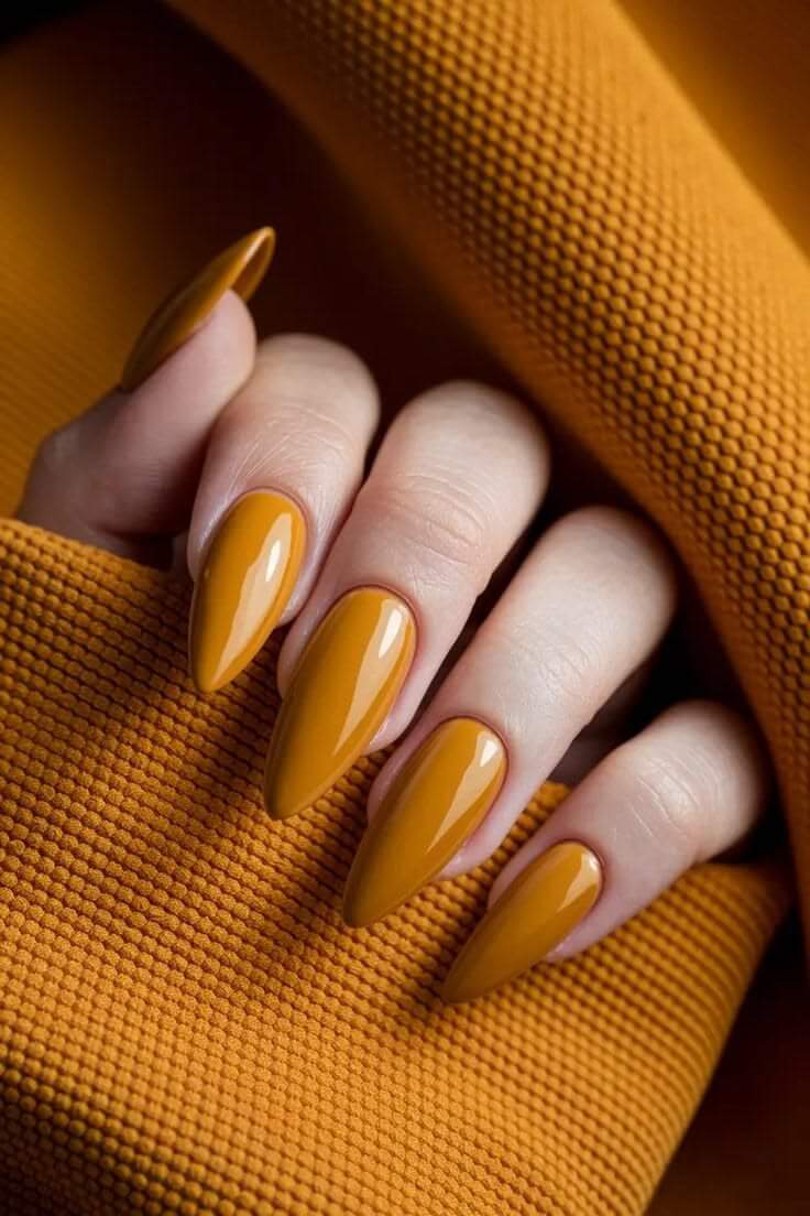 Mustard-yellow-nails