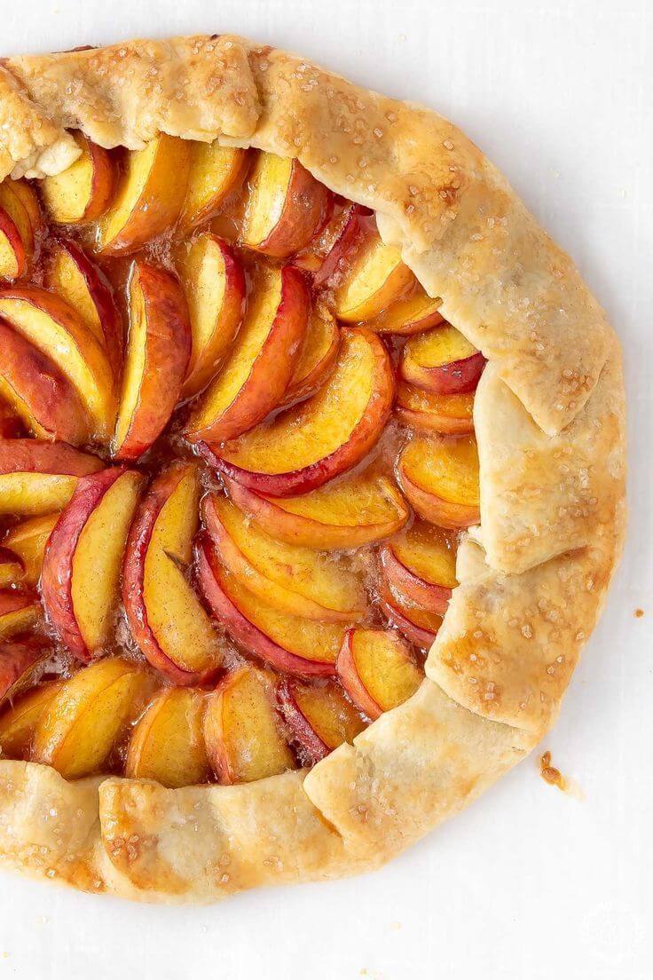 Peach-galette