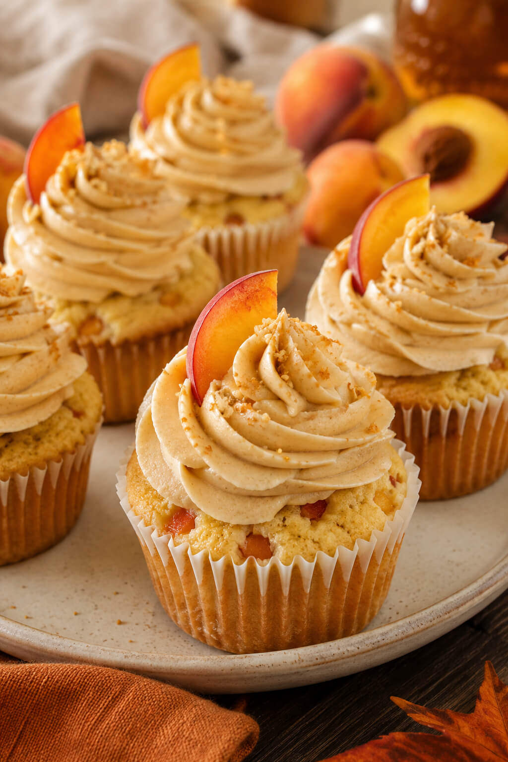 Peach-cup-cake