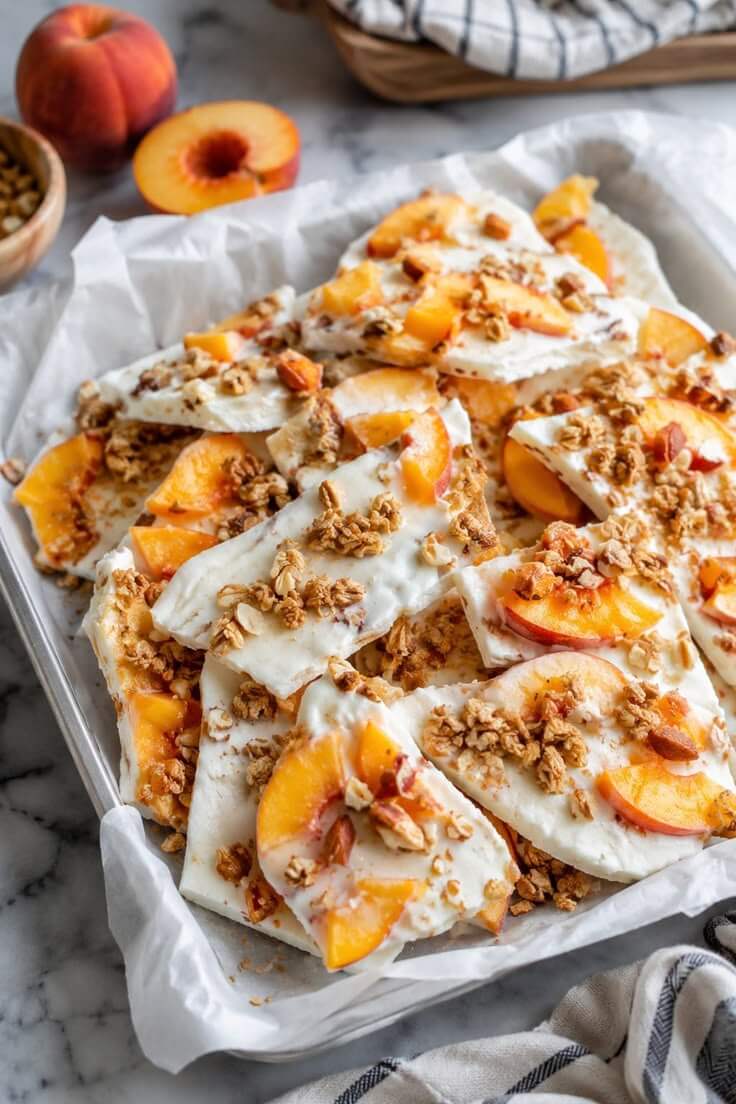 Peach-honey-yogurt-bark