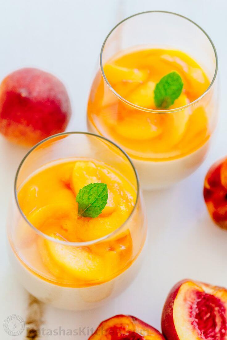 Peach-mousse-cup