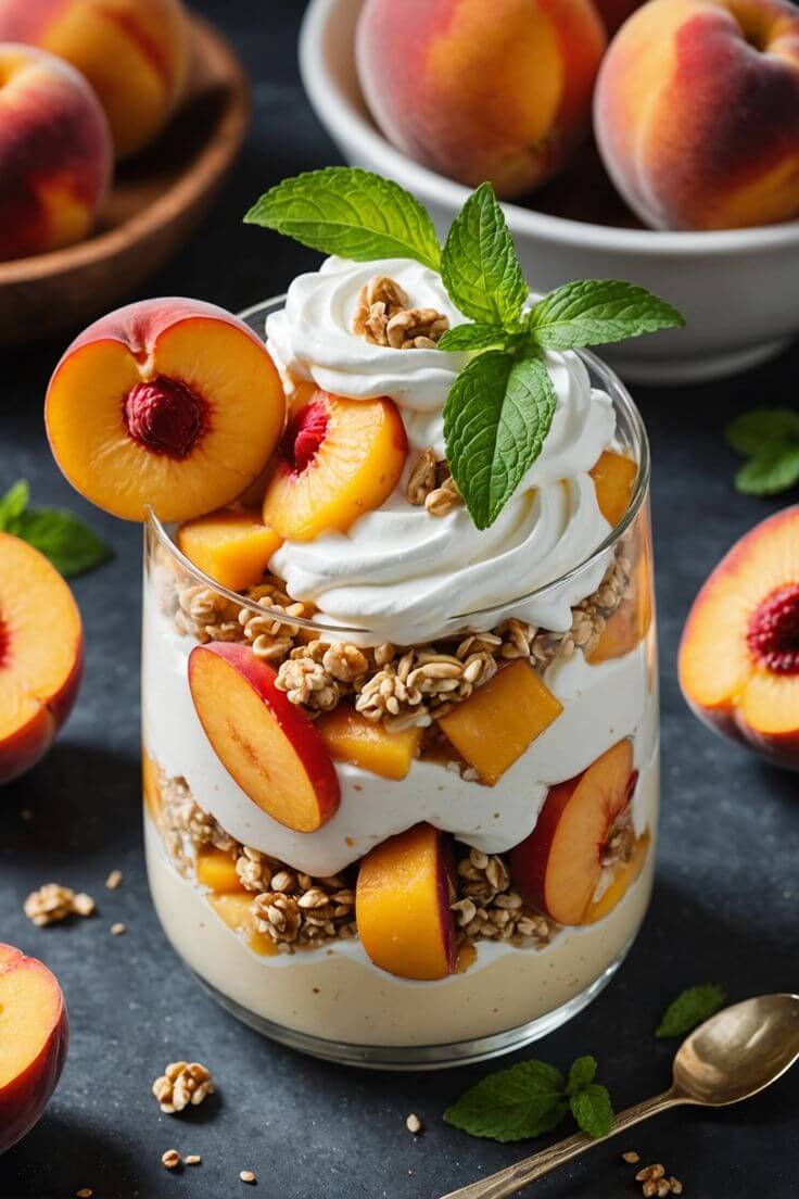Peach-parfait-35-peach-dessert-ideas