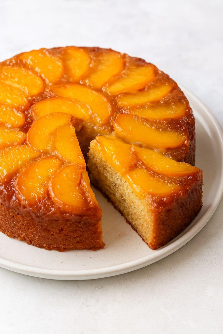 Peach-upside-down-cake