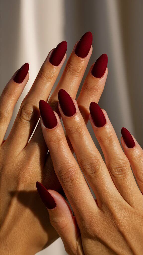 Velvet-red-fall-and-Thanksgiving-nails